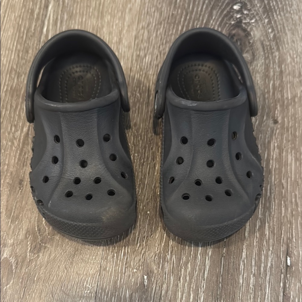 Kids Black Slip-On Clog - Lightweight Comfort
